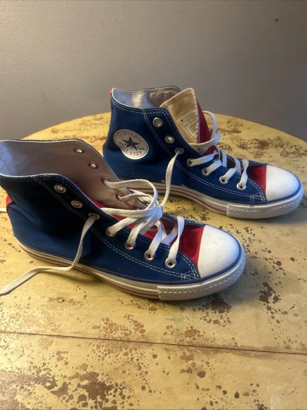 Converse Chuck Taylor All Star Unisex Sneakers in Blue/Red Men’s 6 Women’s 8 - Picture 7 of 14